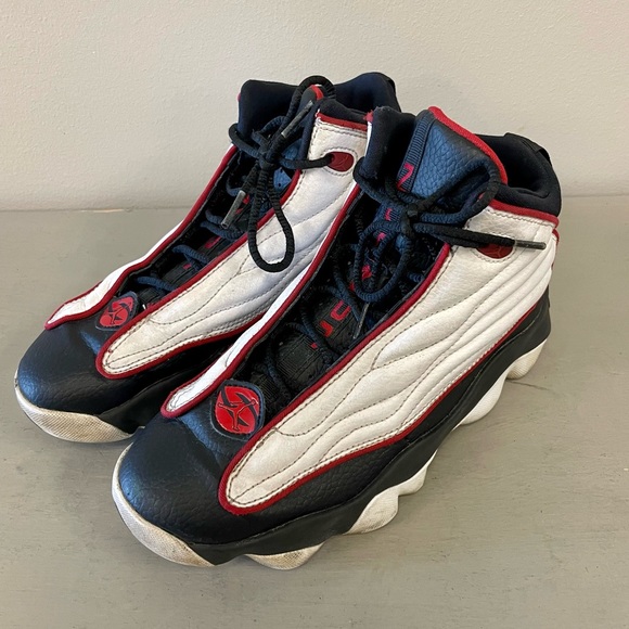 Jordan Other - Nike Jordan Pro Strong Red White Black Basketball School Shoes